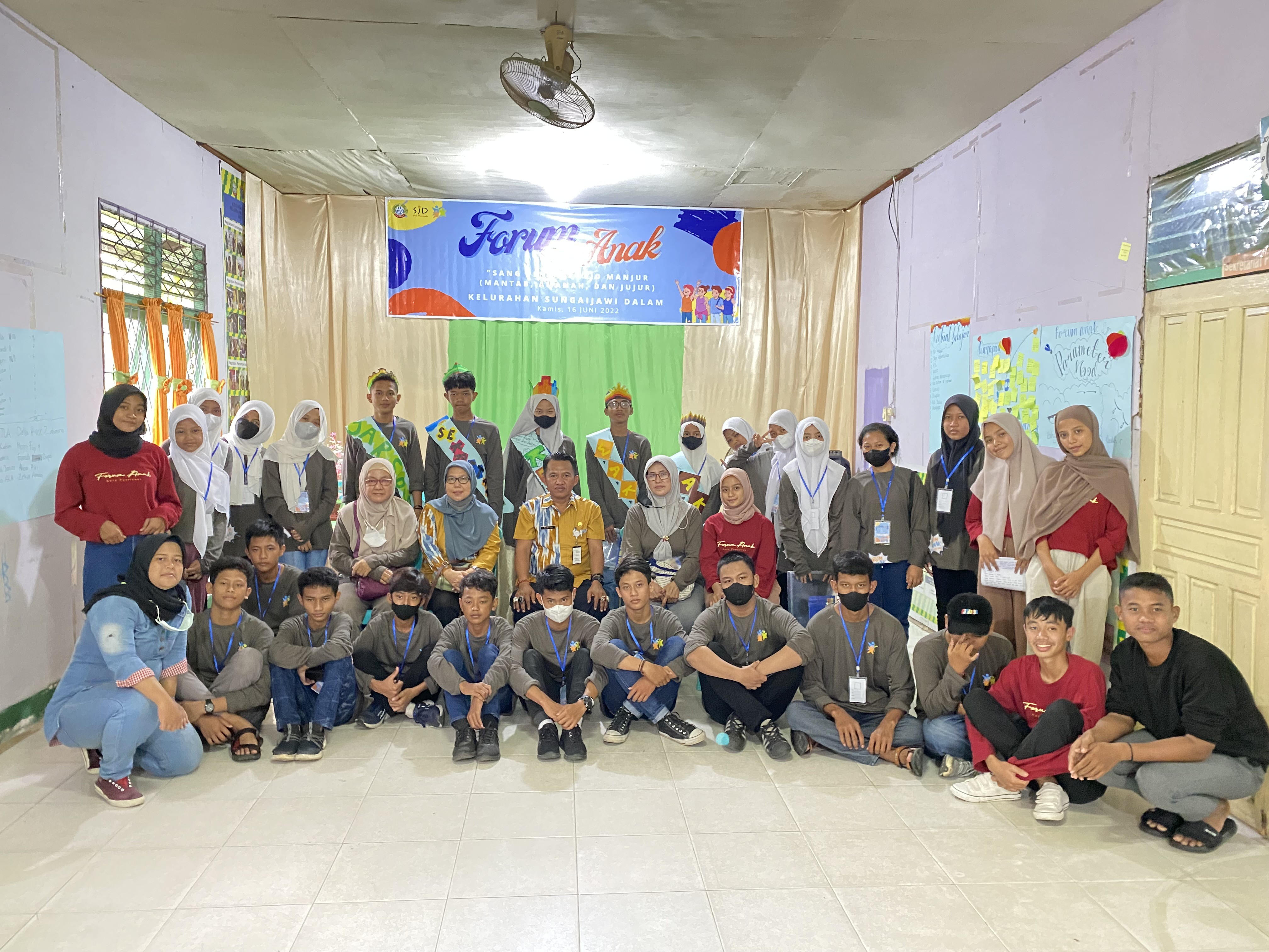 Kegiatan Forum Anak di Wilayah Kelurahan Sungaijawi Dalam