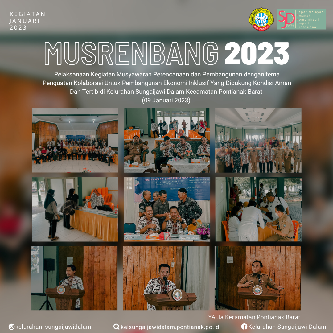 Musrenbang 2023 Kelurahan Sungaijawi Dalam